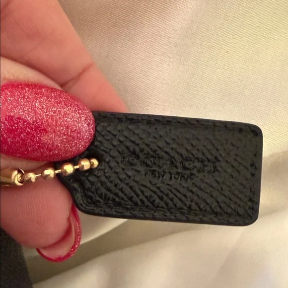 🖤💛Coach NWT Black Mini Josie Top Handle Bag with Crossbody Strap &Gold Hardware - Picture 8 of 8